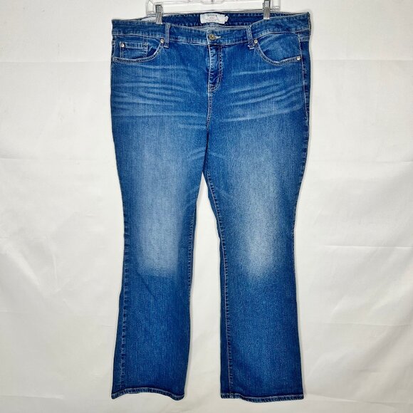 Torrid Jeans Women's sz 22 x 31 Slim Boot Super Stretch High Waist Blue Denim - Picture 1 of 10